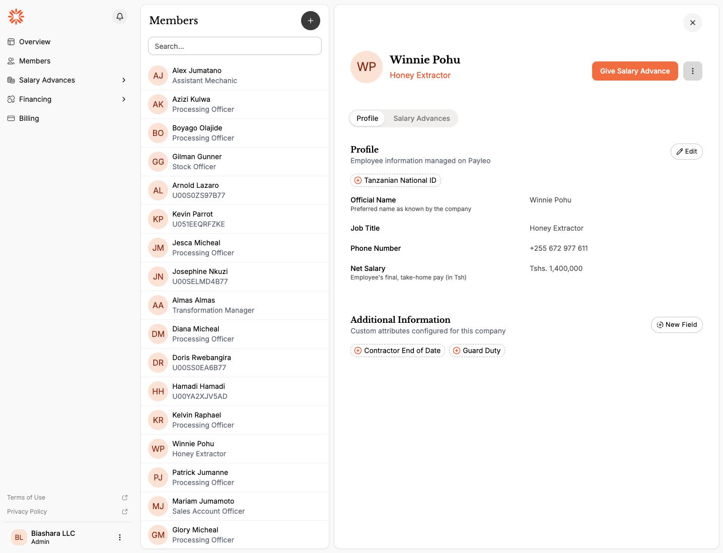 App screenshot